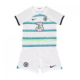 Chelsea Bambino Maglia Trasferta 2022/2023 Manica Corta (+ Pantaloncini)